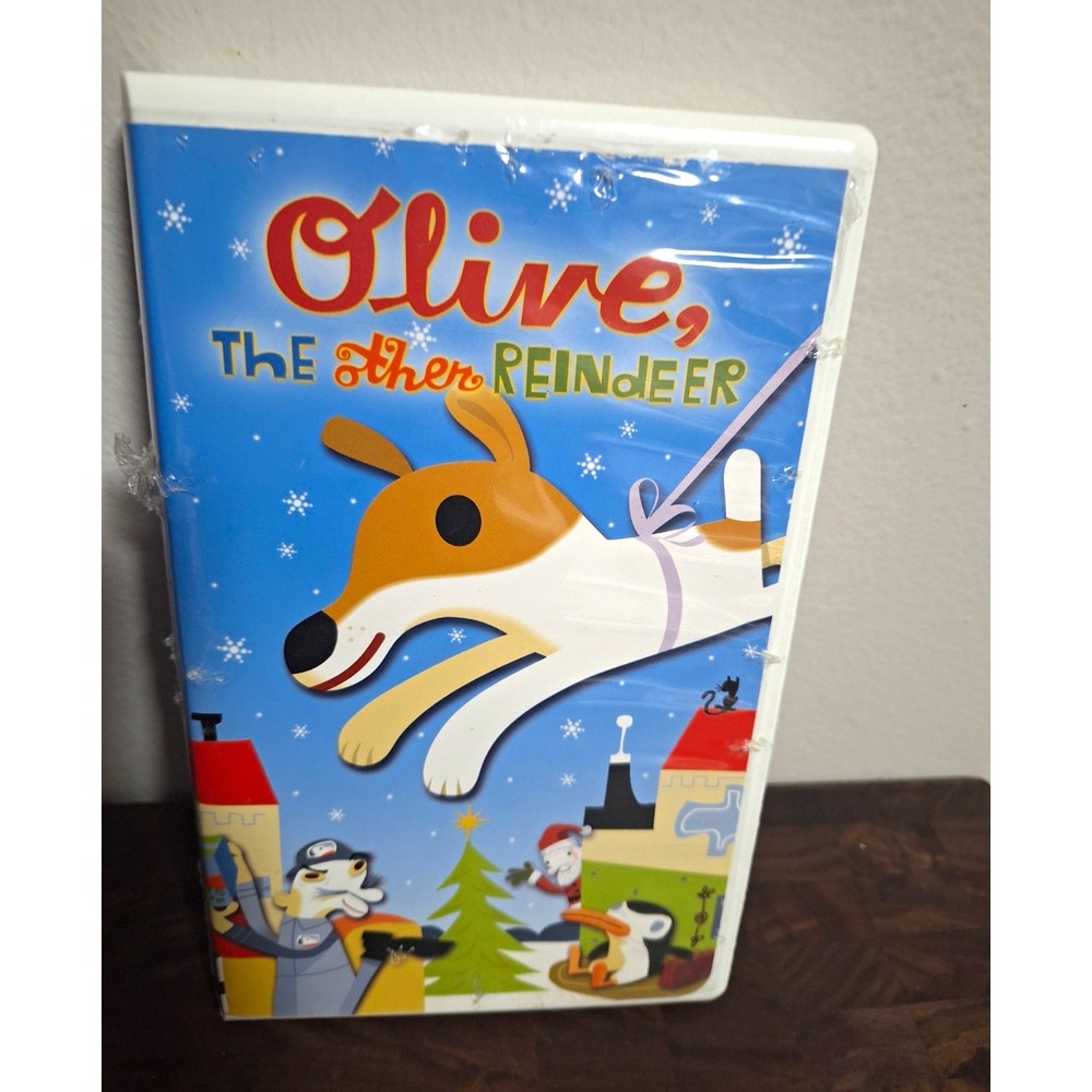 Olive The Other Reindeer VHS 1999 Christmas Animated Movie Clam Drew Barrymore